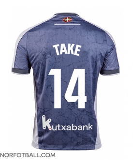 Billige Fotballdrakt Real Sociedad Takefusa Kubo #14 Replika Bortedrakt 2025-26 Kortermet Billige Fotballdrakt Real Sociedad Takefusa Kubo #14 Replika Bortedrakt 2025-26 Kortermet